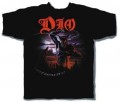 Dio Holy Diver Album Cover Art with Magica Lyrics Men's Black T-shirt - Front