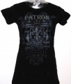 Patron Tequila Silver Tequila 100% Agave Women's Black T-shirt