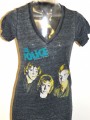 The Police Outlandos De Amour Album Cover Art Women's Charcoal Gray V-Neck T-shirt