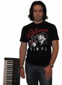 Delicious Vinyl Hip Hop Rap Record Label Original Logo Men's Black T-shirt