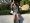 Journey Frontiers Album Cover Artwork Women's Gray Vintage Boxy Dolman T-shirt - on model close up