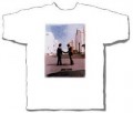 Pink Floyd Wish You Were Here Album Cover Artwork Men's White T-shirt - Front