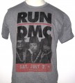 Run DMC Concert Poster Men's Gray T-shirt