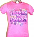 Life is Sweet Women's Pink Vintage Candy T-shirt
